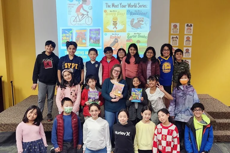 Exploring worlds through words: a visit from author Laurie Ann Thompson